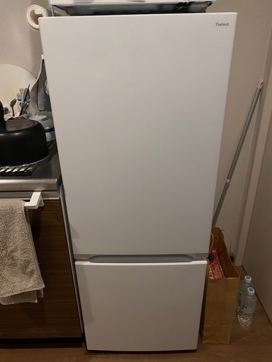 yselect2022年製品156L2ドア冷蔵庫