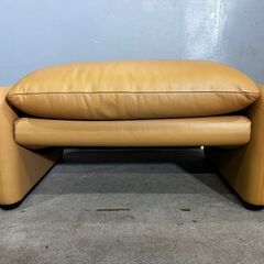 美品『Cassina』カッシーナ MARALUNGA マラルンガ オットマン スツール