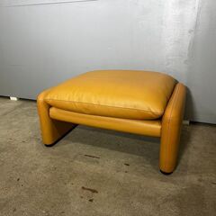 美品『Cassina』カッシーナ MARALUNGA マラルンガ オットマン スツール