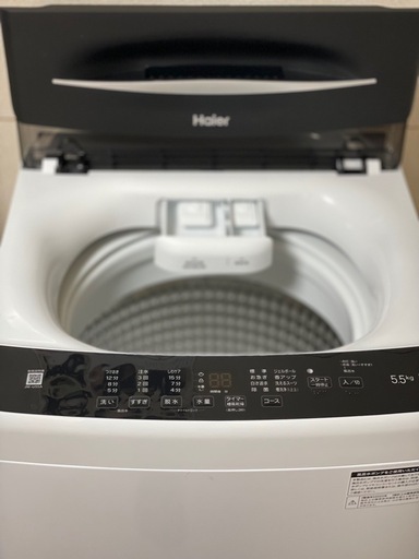 送料・設置込み可　洗濯機　5.5kg  Haier 2022年