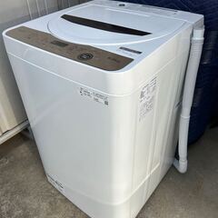 美品】洗濯機 SHARP シャープ 6kg 2023年 ES-GE6G-T 穴なし槽 節水