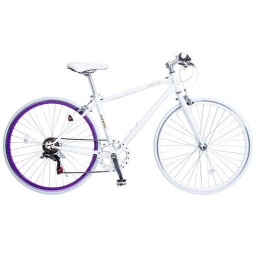 新品未使用　クロスバイク 自転車 700×28C シマノ6段変速 SHIMANO 軽量 初心者 女性 通勤 通学 街乗はり \n