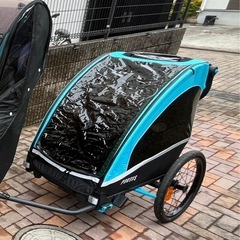 PORTUS LIBRA NEOチャイルドトレーラー 2人乗り 双子 専用保管袋付き