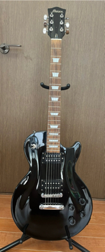 エレキギター　レスポール 黒 ブラック アンプ付き