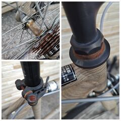 中古自転車 7段変速 500MM クロスバイク軽整備済み 防犯登録対応 町田市 相模原市 MM441