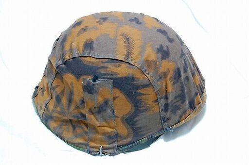 ◆ナチスドイツ軍◆W-SS ヘルメット 迷彩カバー付◆レプリカ 未使用