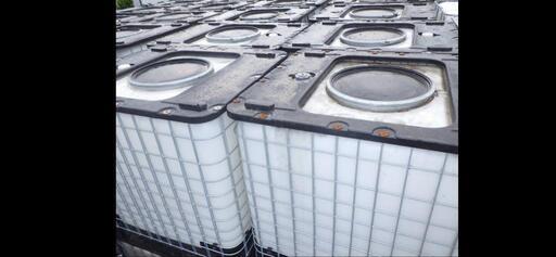 充填口φ450 IBCパワートート 1000B 貯水タンク1000L1t IBCコンテナ　サンコー サンバルク　バルクコンテナ