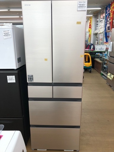 【店頭受け渡し】（273）日立6ドア冷凍冷蔵庫　R-HW54S　2024年製　540L　中古品