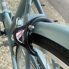 新品★未使用　シティサイクル 26インチ　シマノ製6段変速　マットグレイ