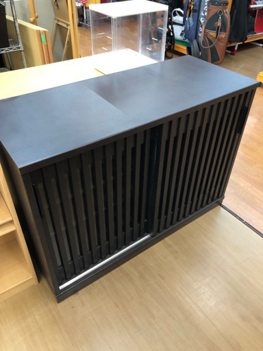 【店頭受け渡し】（277）ロータイプ水屋タンス　中古品