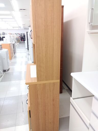 ☆ジモティ割あり☆ レンジボード キャメル H180×D43×W89 クリーニング 