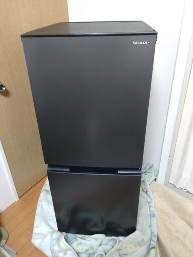 シャープ　2ドア冷蔵庫　SJ-D15H　2022年製　中古品