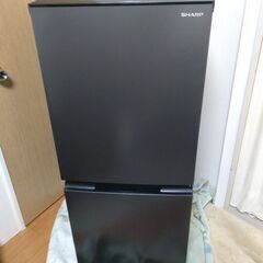 シャープ　2ドア冷蔵庫　SJ-D15H　2022年製　中古品