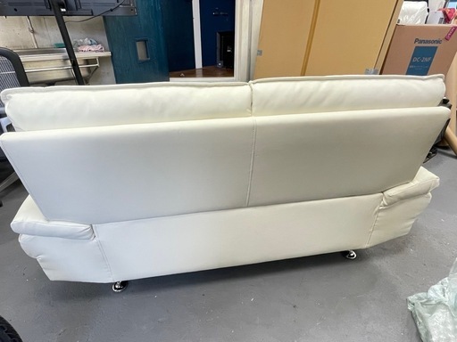 美品 レイコージャパン SHEER 9844 2人掛けソファ 合成皮革 ベージュ 美品 レイコージャパン SHEER 9844 2人掛けソファ 合成皮革 ベージュ