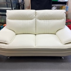 美品 レイコージャパン SHEER 9844 2人掛けソファ 合成皮革 ベージュ レイコージャパン SHEER 9844 2人掛けソファ 合成皮革 ベージュ