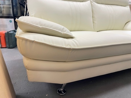 レイコージャパン SHEER 9844 2人掛けソファ 合成皮革 ベージュ 2P