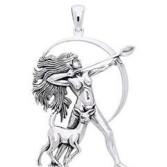 PeterStone: Diana Goddess Silver Pendant