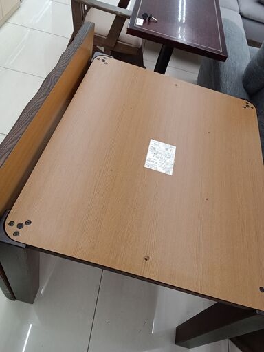 ☆ジモティ割あり☆ 協立工芸 テーブル（コタツ） ダークブラウン H60