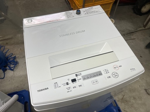 TOSHIBA 洗濯機　AW-45M7  4.5kg　2019年製