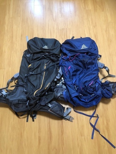登山　グレゴリーザックセット