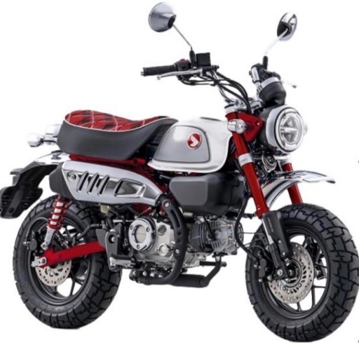 再開 【新古】ホンダモンキー125 人気 の赤チェックシート