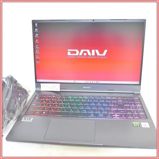 【ゲーミングPC】mouse DAIV 5N 21045N-CMLBB i7 10870H RTX3060 NVMe 1TB メモリ 16GB Office 搭載 #2