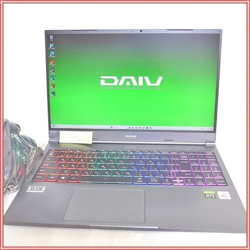 【ゲーミングPC】mouse DAIV 5N 21045N-CMLBB i7 10870H RTX3060 NVMe 1TB メモリ 16GB Office 搭載 #3