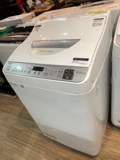 SHARP 全自動洗濯機 5.5kg 2022年製 ES-TX5F-S リサイクルショップ札幌 買取本舗 西野店
