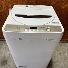 J0203 シャープ洗濯機 2020年 6kg