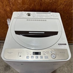 J0203 シャープ洗濯機 2020年 6kg