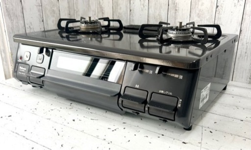 お引取り限定 美品 22年製 パロマ LPガス用コンロ 2口ガステーブル PA-S45B-L