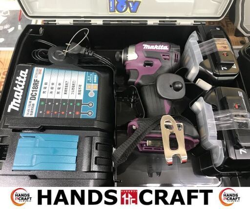 ✨マキタ　未使用品　TD173DGXAP　ｲﾝﾊﾟｸﾄﾄﾞﾗｲﾊﾞｰ　ﾊﾞｯﾃﾘｰ×2/充電器付き✨うるま市田場✨