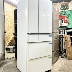 札幌引取り歓迎 17年製 Panasonic パナソニック 470L 6ドア冷蔵庫 NR-FPM472S-W