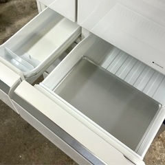 札幌引取り歓迎 17年製 Panasonic パナソニック 470L 6ドア冷蔵庫 NR-FPM472S-W