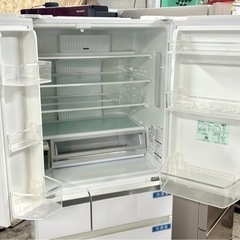 札幌引取り歓迎 17年製 Panasonic パナソニック 470L 6ドア冷蔵庫 NR-FPM472S-W