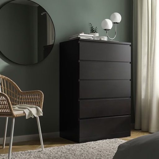 IKEAのオシャレ家具（ブラックブラウン統一）