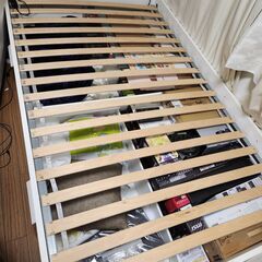 ニトリ N-sleep セミダブルベッド + IKEA ブリムネス ベッドフレーム