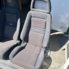 札幌市内配送可 ビッグホーン イルムシャーRS RECARO レカロ 純正 