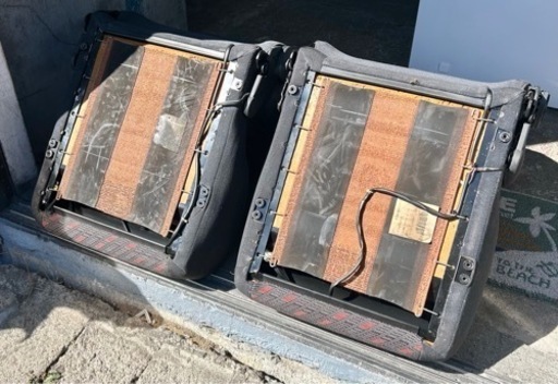 札幌市内配送可 ビッグホーン イルムシャーRS RECARO レカロ 純正