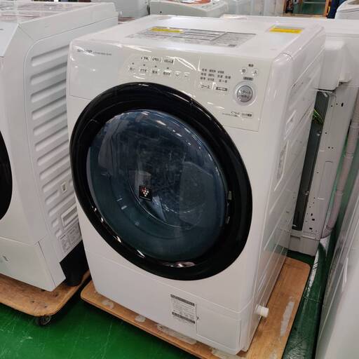 【愛品倶楽部柏店】 分解洗浄済★保証充実 SHARP (シャープ) 2020年製 7.0kg ドラム式洗濯乾燥機 ES-S7E 乾燥容量3.5kg 右開き コンパクト