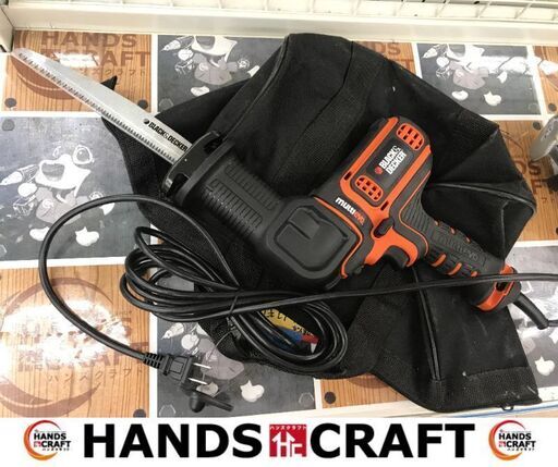 ✨ブラック＆デッカー　中古品　EAR800　電気ノコギリ✨うるま市田場✨