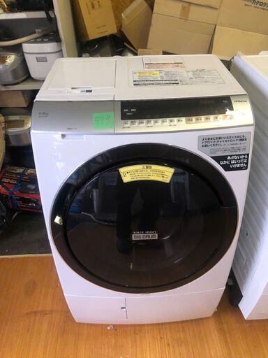 配送設置✨ BD-SX110CR-N ドラム式洗濯乾燥機 ビッグドラム ロゼシャンパン [洗濯11.0kg /乾燥6.0kg /ヒートリサイクル乾燥 /右開き 2019年