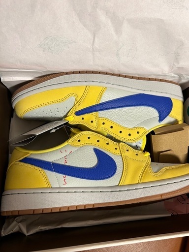新品未使用  NIKE   travis canary  27.5cm