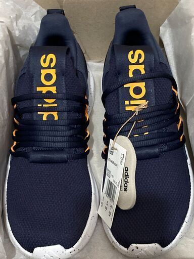 【未使用・新品】Adidasアディダス スリッポン スニーカー Lite Racer Adapt 7.0 海外モデル メンズ24.5cm ネイビー