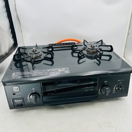【✨‼️訳アリ美品‼️✨】パロマ ガスコンロ IC-S37-2R ※グリル用つまみ無し