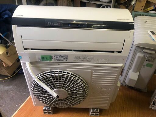 標準取付工事込み 日立 ルームエアコン 6.3kw ~26畳 単相200v 白くまくん くらしカメラ搭載 自動掃除 RAS-JT63E2E3（