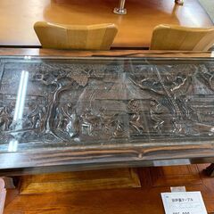 [美品]天然木 高級座卓 木彫 ヴィンテージ アンティーク 昭和 レトロ 美品]天然木 高級座卓 木彫 ヴィンテージ アンティーク 昭和 レトロ