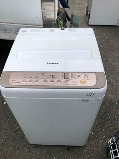 北九州市配送設置　パナソニック Panasonic 全自動洗濯機 バスポンプ内蔵タイプ 6kg ブラウン NA-F60PB10-T