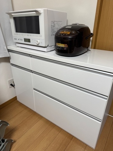 Nitori kitchen counter. さらに大幅値下げ！ニトリ ホワイトキッチン