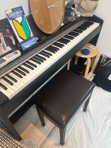 【ご希望ならお宅までお送りいたします！】　CASIO　デジタルピアノ　PX730-BK